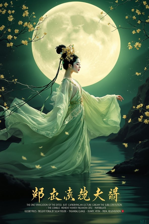 月落长河海报