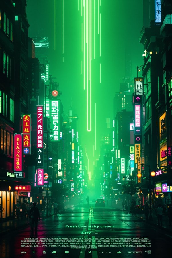赛博之城海报